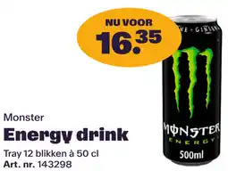 Bidfood Monster Energy drink aanbieding