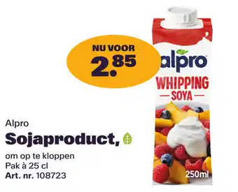 Bidfood Alpro Sojaproduct aanbieding