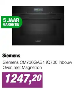 EP Siemens CM736GAB1 iQ700 Inbouw Oven met Magnetron aanbieding