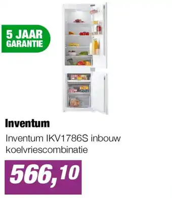 EP Inventum IKV1786S inbouw koelvriescombinatie aanbieding