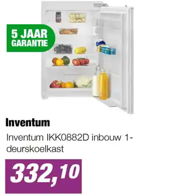 EP Inventum IKK0882D inbouw 1- deurskoelkast aanbieding
