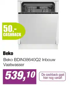 EP Beko BDIN38640Q2 Inbouw Vaatwasser aanbieding