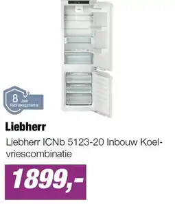EP Liebherr ICNb 5123-20 Inbouw Koel-vriescombinatie aanbieding