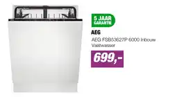EP AEG FSB53627P 6000 Inbouw Vaatwasser aanbieding
