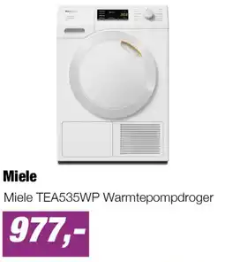 EP Miele TEA535WP Warmtepompdroger aanbieding