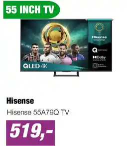 EP Hisense 55A79Q TV aanbieding