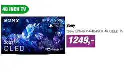 EP Sony Bravia XR-48A90K 4K OLED TV aanbieding