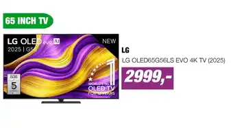 EP LG OLED65G56LS EVO 4K TV (2025) aanbieding