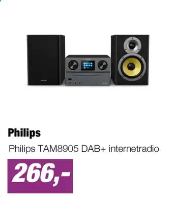 EP Philips TAM8905 DAB+ internetradio aanbieding