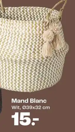 Kwantum Mand Blanc aanbieding