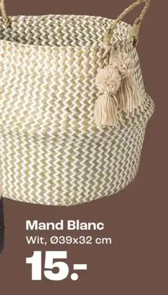Kwantum Mand Blanc aanbieding