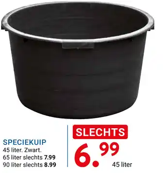 Kluswijs Speciekuip aanbieding