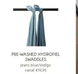 Babypark Pre-washed hydrofiel swaddles aanbieding