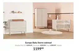 Babypark Europe Baby Sterre oatmeal set aanbieding