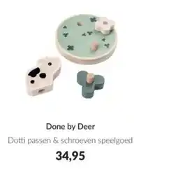 Babypark Done by Deer Dotti passen & schroeven speelgoed aanbieding