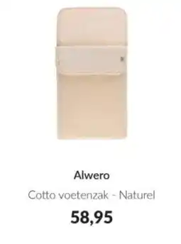 Babypark Alwero Cotto voetenzak Naturel aanbieding