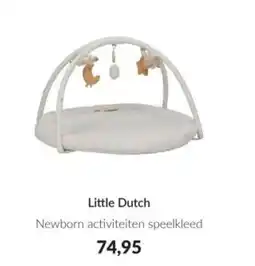 Babypark Little Dutch Newborn activiteiten speelkleed aanbieding