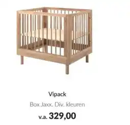 Babypark Vipack Box Jaxx aanbieding