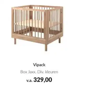 Babypark Vipack Box Jaxx aanbieding