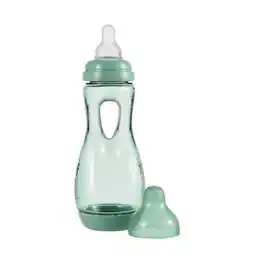 Bol.com Difrax Handgreep Babyfles 240 ml Natural - Anti-Colic - Groen - 1 stuk aanbieding