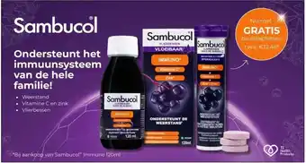 De Rode Pilaren Sambucol aanbieding
