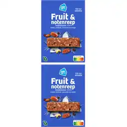 Albert Heijn AH Fruit en notenreep bosbessen 2-pack aanbieding
