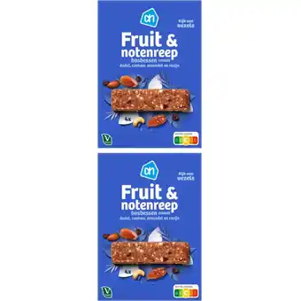 Albert Heijn AH Fruit en notenreep bosbessen 2-pack aanbieding