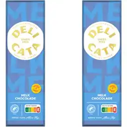 Albert Heijn Delicata Reep melk chocolade 2-pack aanbieding