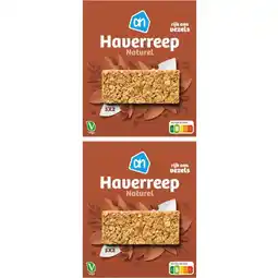 Albert Heijn AH Haverreep naturel 2-pack aanbieding