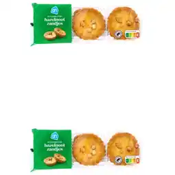 Albert Heijn AH Roomboter hazelnootzandjes 2-pack aanbieding