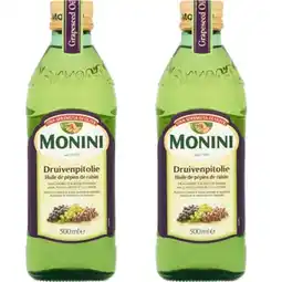 Albert Heijn Monini Druivenpitolie 2-pack aanbieding
