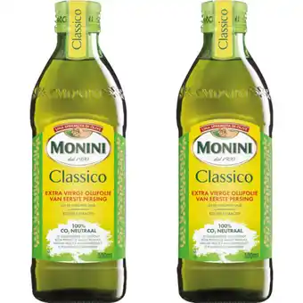 Albert Heijn Monini Classico extra vierge olijfolie 2-pack aanbieding