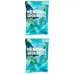 Albert Heijn AH Menthol groentjes 2-pack aanbieding