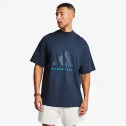 Foot Locker Adidas One Bball Tee T-shirts Heren - Blauw - Maat S aanbieding