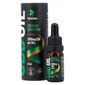 Holland & Barrett Reakiro CBD Oil 1000mg CBD (10ml) aanbieding