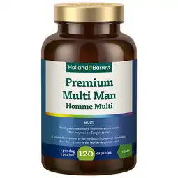 Holland & Barrett Holland & Barrett Premium Multi Man - 120 capsules aanbieding