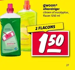 Nettorama gwoonº allesreiniger citroen of eucalyptus, aanbieding