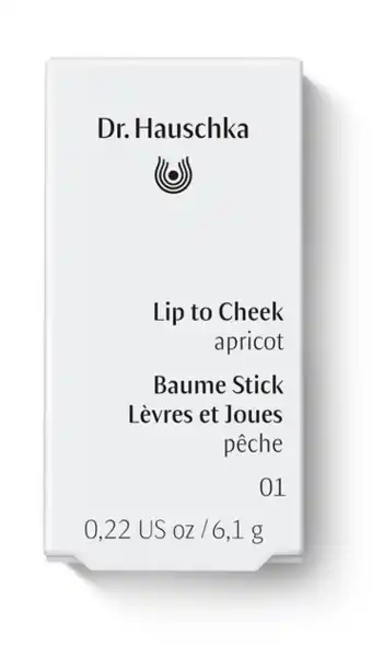 De Online Drogist Dr. Hauschka Lip to Cheek Apricot 01 aanbieding