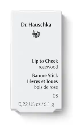 De Online Drogist Dr. Hauschka Lip to Cheek Rosewood 03 aanbieding