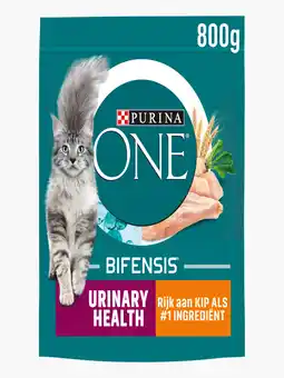 Flink Purina One adult urinary health kip 800g aanbieding