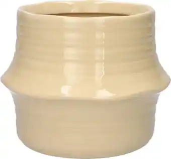 Intratuin Duif bloempot Valino beige D 17,3 H 13,4 cm aanbieding