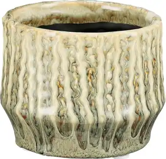 Intratuin Mica Decorations bloempot Lanny groen D 11 H 8,5 cm aanbieding