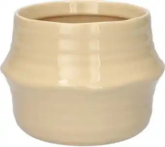 Intratuin Duif bloempot Valino beige D 14,3 H 10,6 cm aanbieding