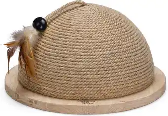 Intratuin Designed by Lotte halve krabbol Vivi naturel D 34,5 H 18,5 cm aanbieding