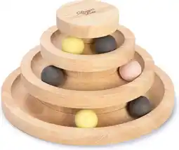 Intratuin Designed by Lotte kattenspeelgoed speeltoren Mia D 26 H 14,5 cm aanbieding