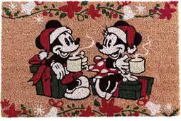 Intratuin Disney kokosmat Mickey en Vrienden mickey minnie bruin 60 x 40cm aanbieding