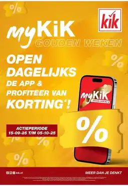 Kik myKiK voordeelkaart aanbieding