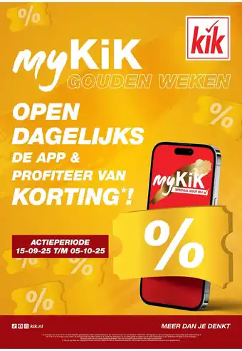 Kik myKiK voordeelkaart aanbieding