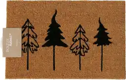 Intratuin Boltze kokosmat Noelle kerstboom bruin 60 x 40 x 1,2 cm aanbieding