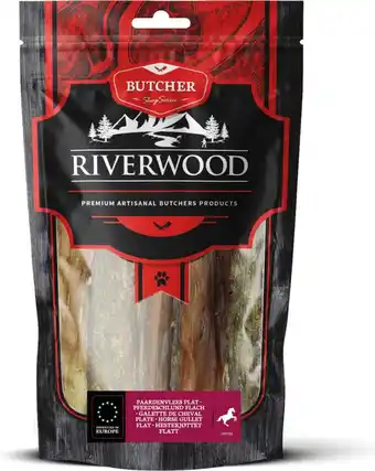 Intratuin Riverwood natuurlijke snack Butcher paard plat 100 g aanbieding